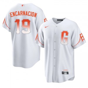 White Jerar Encarnacion #19 San Francisco Giants Baseball City Connect Stitched Jersey | Original Men Fit 43650462