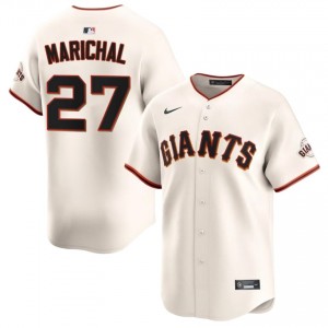 Men Juan Marichal #27 Cream Embroidery Jersey | SF Iconic Baseball Gear 28584820