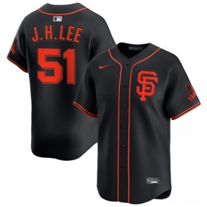 Black Jung Hoo Lee #51 San Francisco Giants Baseball Stitch Jersey | Replica Men Fit 15567923