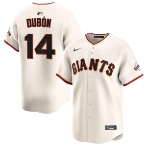 Cream Mauricio Dubon #14 San Francisco Giants Baseball Embroidery Jersey | Iconic Men Fit 20205980