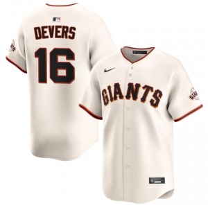 Cream Rafael Devers #16 San Francisco Giants Baseball Embroidery Jersey | Iconic Men Fit 23962257
