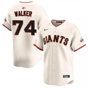 #74 Ryan Walker Iconic Men Baseball Jersey | SF Giants Cream Fan Gear 72938451