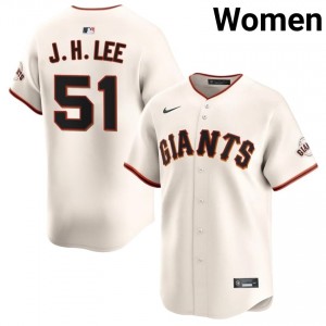 Jung Hoo Lee #51 San Francisco Baseball Jersey | Exclusive Women Cream Embroidery Edition 69674126