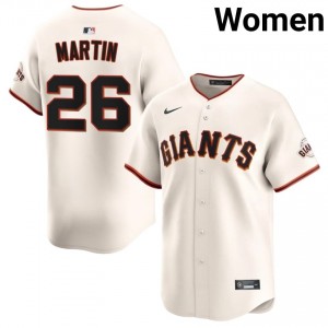 Cream Logan Martin #26 San Francisco Giants Baseball Embroidery Jersey | Exclusive Women Fit 94631058