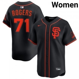 Black Tyler Rogers #71 San Francisco Giants Baseball Stitch Jersey | Premium Women Fit 58573806