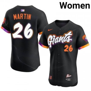 Logan Martin #26 San Francisco Baseball Jersey | Gameday Women Anthracite Stitch Edition 86898640