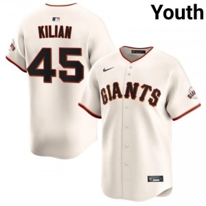 Cream Caleb Kilian #45 San Francisco Giants Baseball Embroidery Jersey | Iconic Youth Fit 28144958