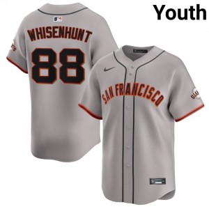 #88 Carson Whisenhunt Classic Youth Baseball Jersey | SF Giants Gray Fan Gear 46286603