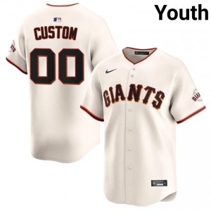Cream Custom #00 San Francisco Giants Baseball Embroidery Jersey | Professional Youth Fit 29205905