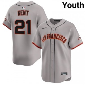 Jeff Kent #21 San Francisco Baseball Jersey | Classic Youth Gray Embroidery Edition 83868477