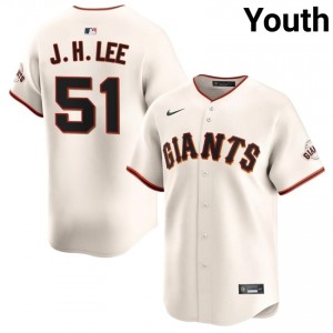 Cream Jung Hoo Lee #51 San Francisco Giants Baseball Embroidery Jersey | Professional Youth Fit 70149840