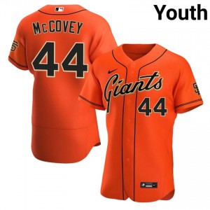 Orange Willie McCovey #44 San Francisco Giants Baseball Stitched Jersey | Elite Youth Fit 37824936